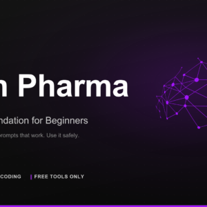 AI in Pharma: Practical Foundation for Beginners